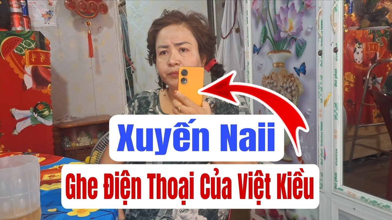 Xuyến Naii ghe điện thoại của chị Việt Kiều về quê cho tiền xuyến #phạmmongag #xuyennaii #ngoạiLan 
