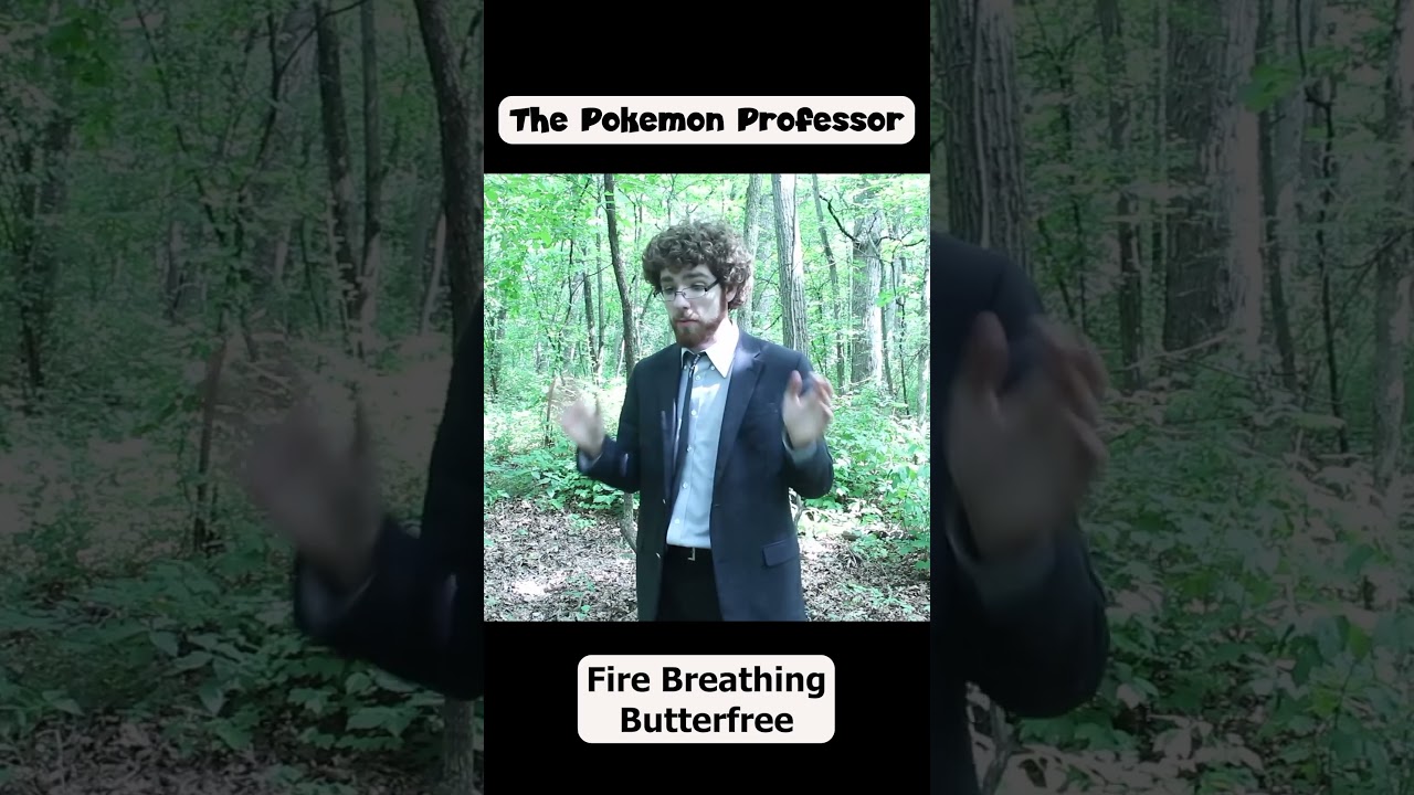 A fire breathing Butterfree?! 