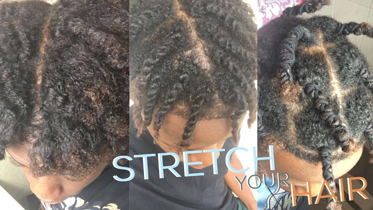 HOW TO : STRETCH HAIR & STOP SHRINKAGE | NATURAL HAIR TUTORIAL