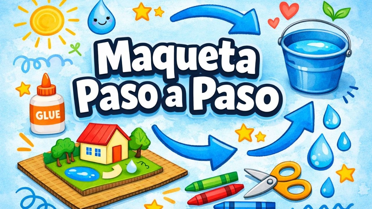 5 Ideas de Maqueta del Cuidado del Agua 💧 | Cómo Hacerlas Paso a Paso