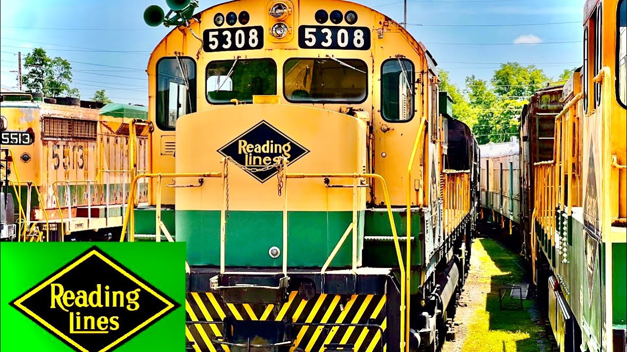 Reading Railroad Heritage Museum, INCREDIBLE Vintage Diesel Collection!