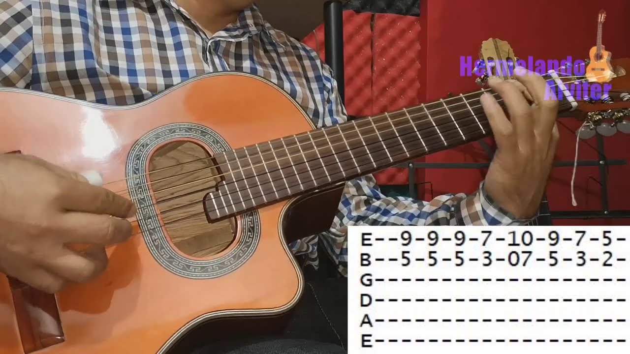 La feria de las flores - Requinto tutorial - Versión instrumental - Guitarra y tablaturas