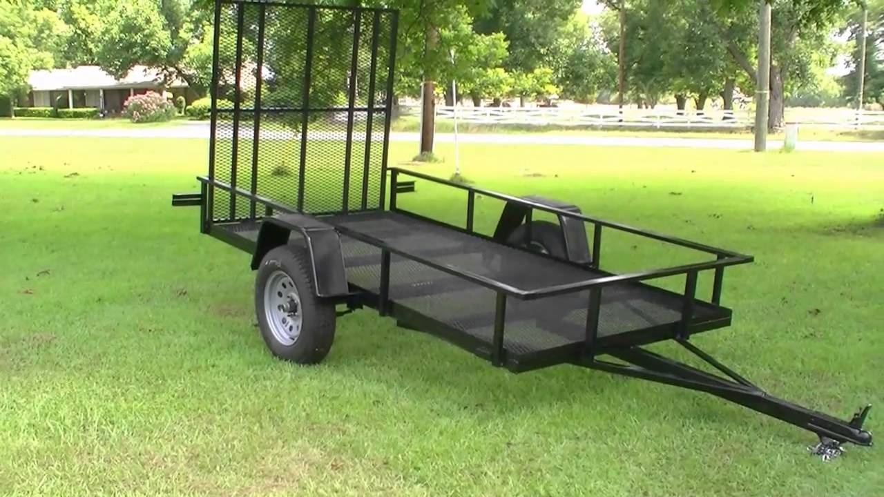 Everlast Trailer Project Build Part 7: Ramp Installation on Utililty Trailer