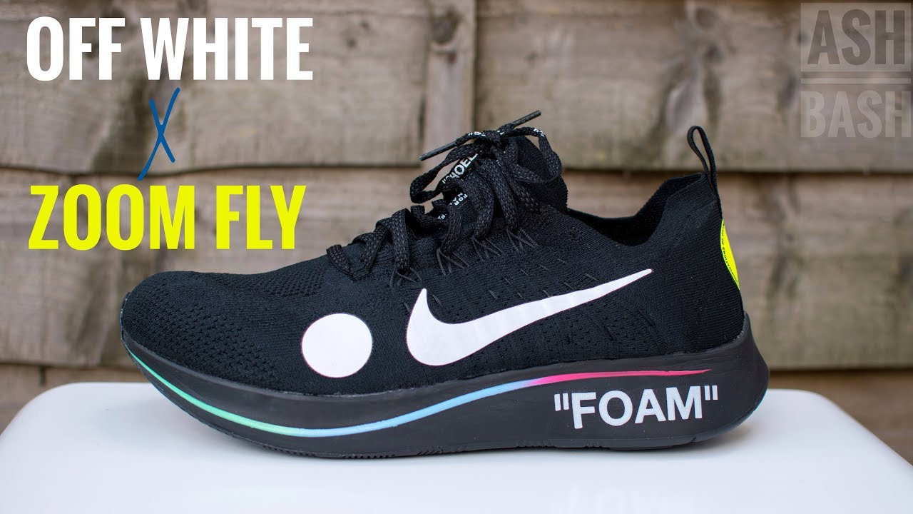 Vlog + Review + On Foot | Off White x Nike Zoom Fly Mercurial | Ash Bash
