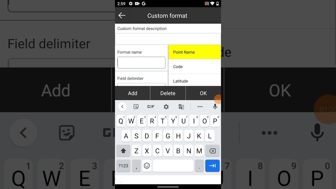 How to import CSV file to SurPad