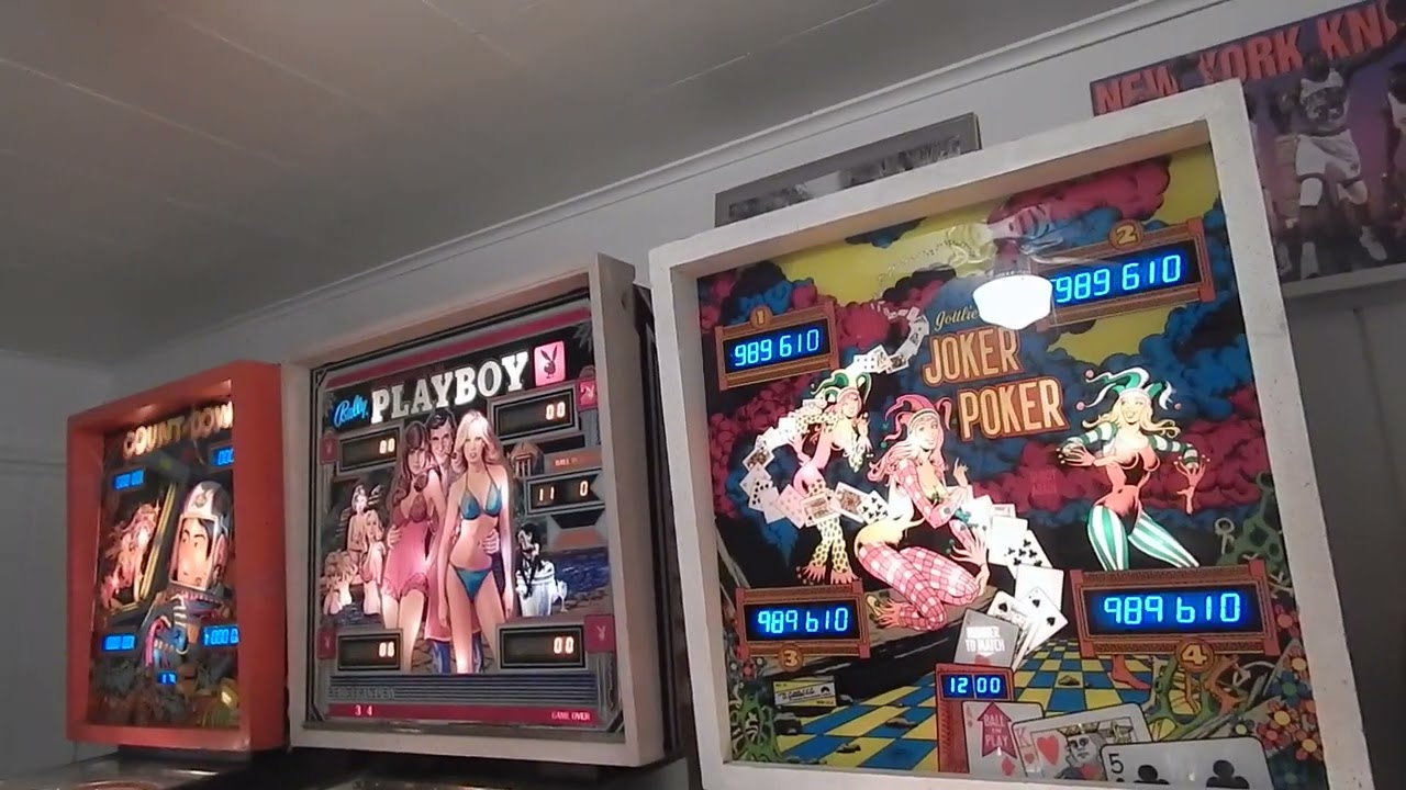 Пинбол Vic Camp: Gottlieb Joker Poker 1978 года (на 4 игрока)