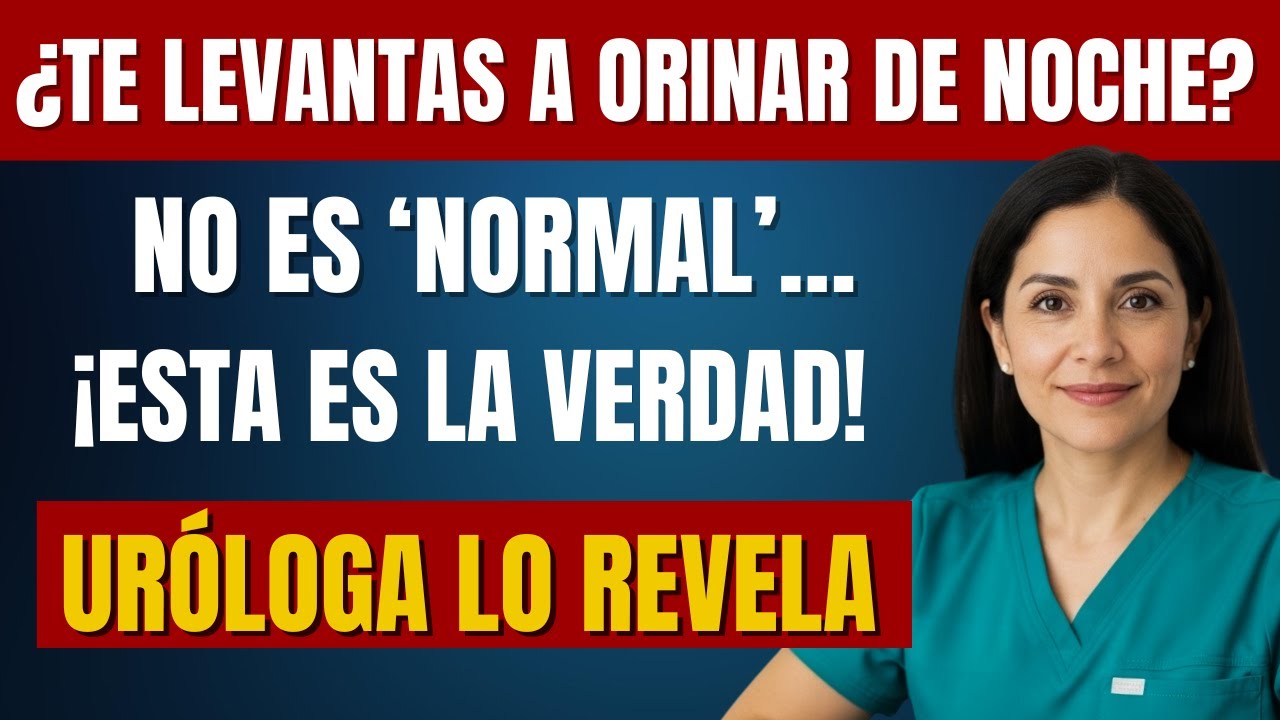 URÓLOGA ALERTA: 7 Causas Reales de ORINAR de NOCHE y cómo reducirlo después de los 50