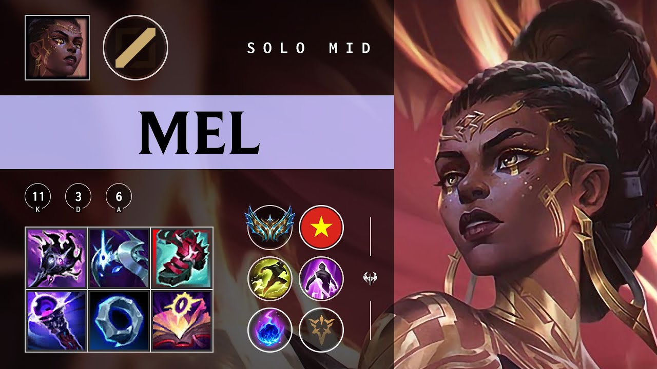 Mel Mid vs Syndra - VN Challenger Patch 25.22
