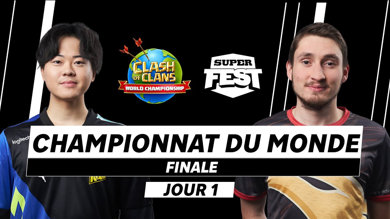 FINALE MONDIALE de Clash Of Clans 2024 - Jour 1 (Français)