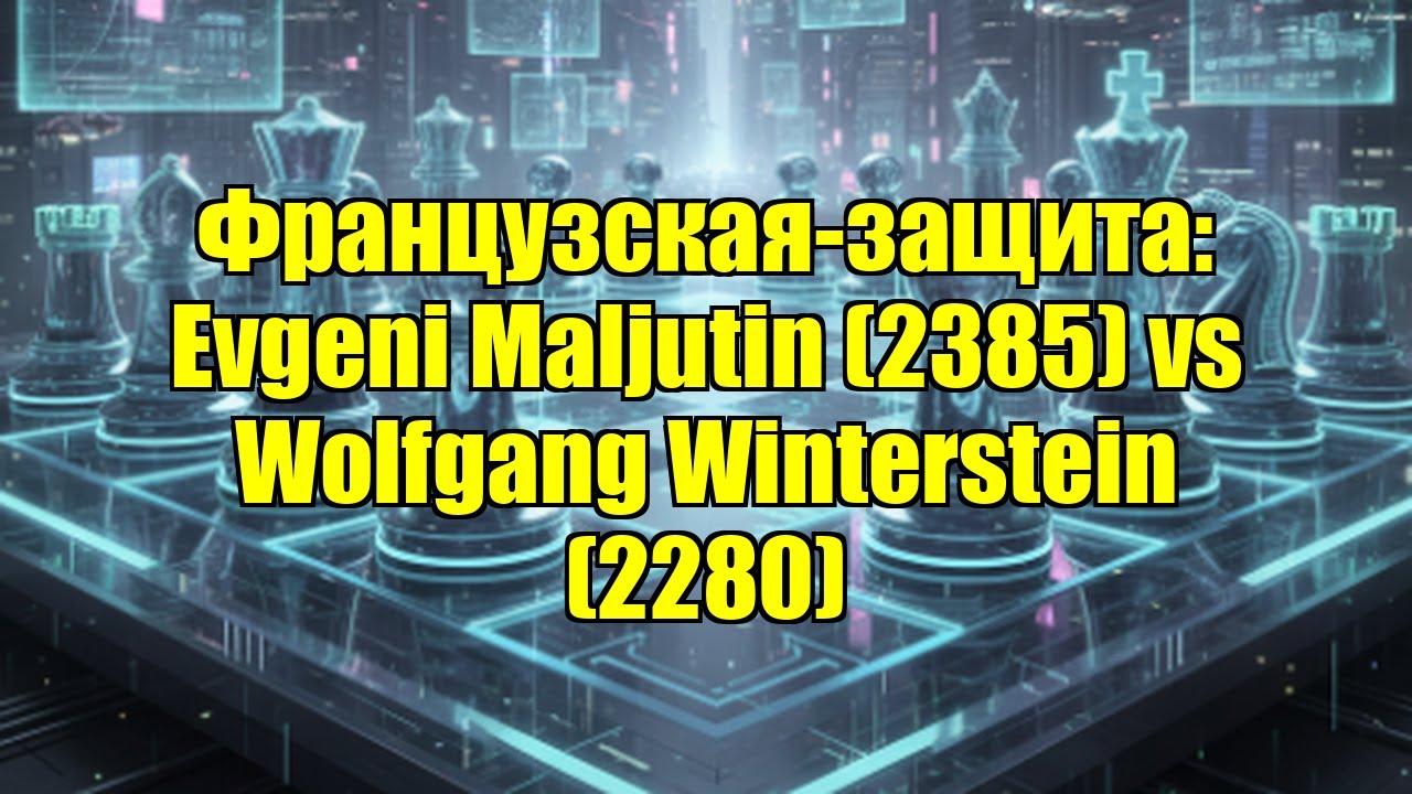 Французская-защита: Evgeni Maljutin (2385) vs Wolfgang Winterstein (2280)