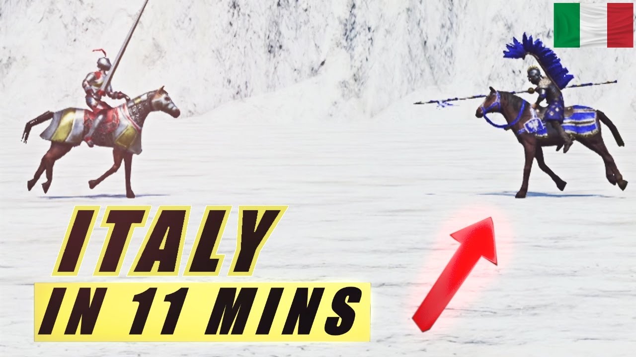 ITALY in 11 Minutes┃Age of Empires III: Definitive Edition┃Italy Civilization