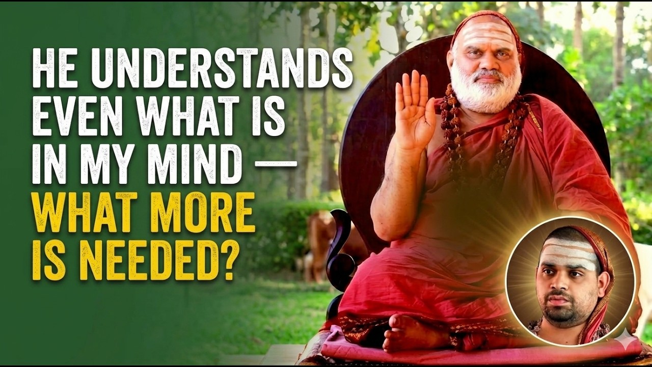 Jagadguru Bharati Tirtha Mahaswamiji on Jagadguru Vidhushekhara Bharati Mahaswamiji