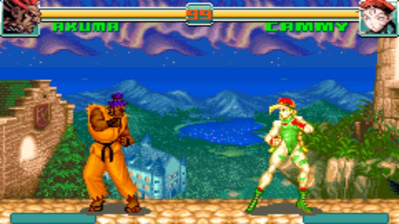 SSFII Turbo Revival [GBA] - play as Akuma