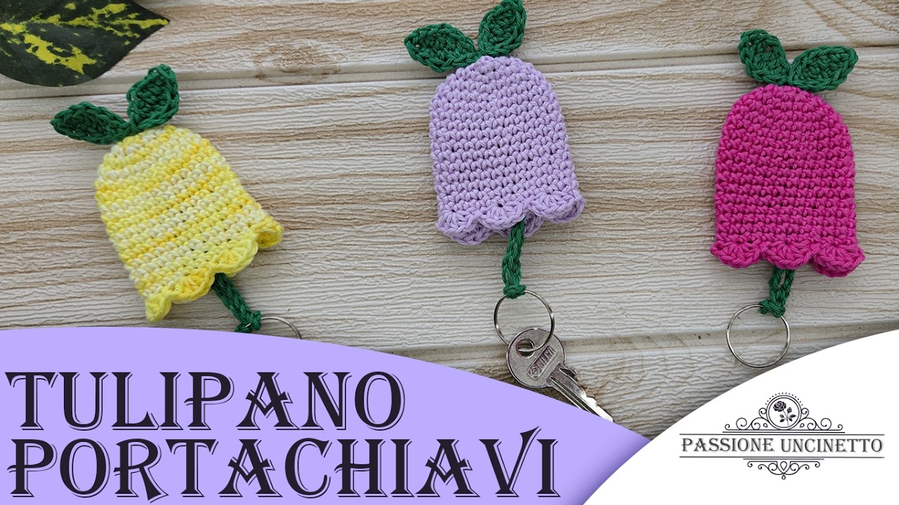 TUTORIAL: Tulipano portachiavi 🌷
