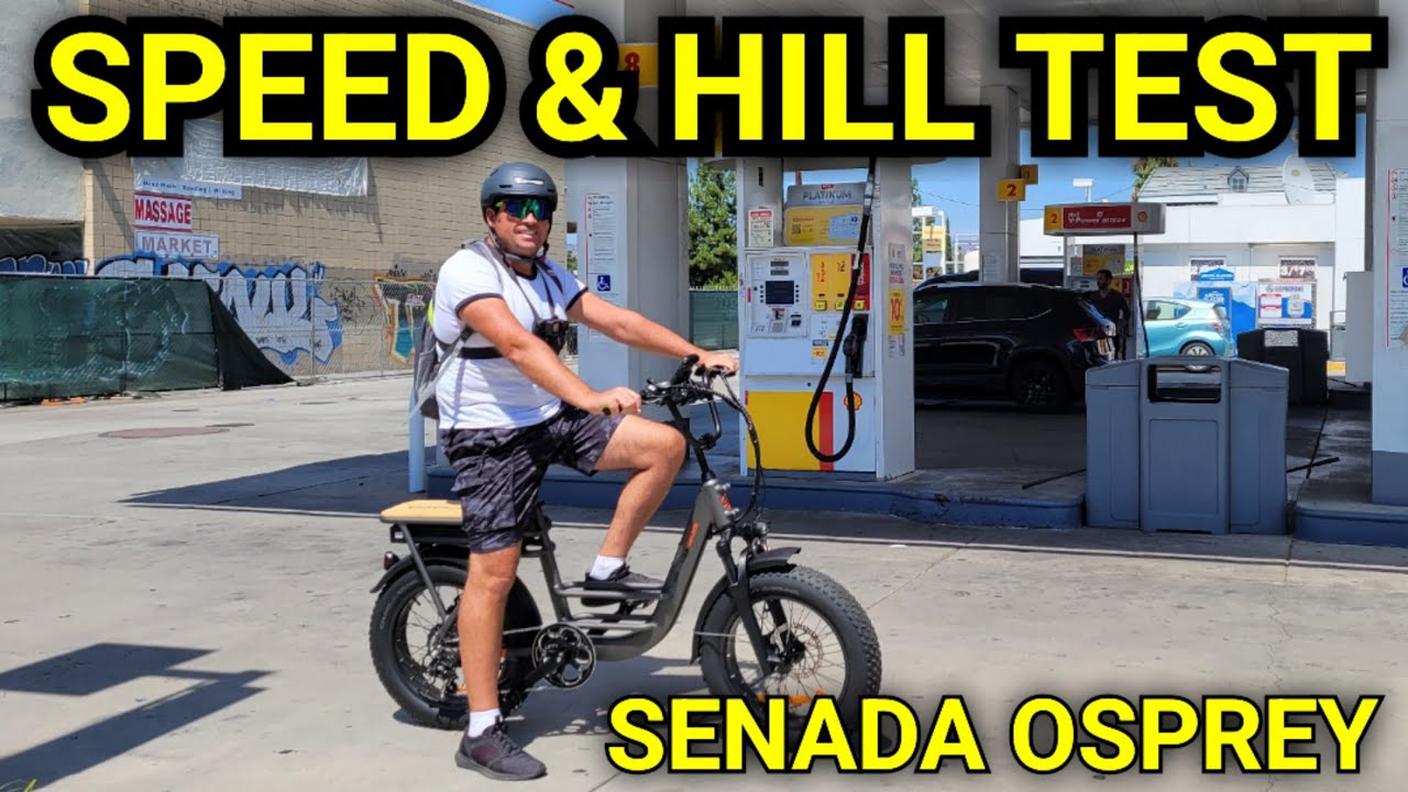 Senada Osprey Long Distance Electric Bike with Torque Sensor Speed Test & Hill Test