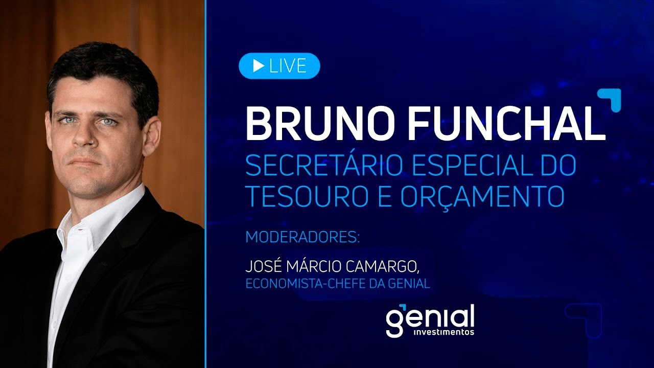 Live com Bruno Funchal, secret&aacute;rio especial do Tesouro e Or&ccedil;amento do Minist&eacute;rio da Economia
