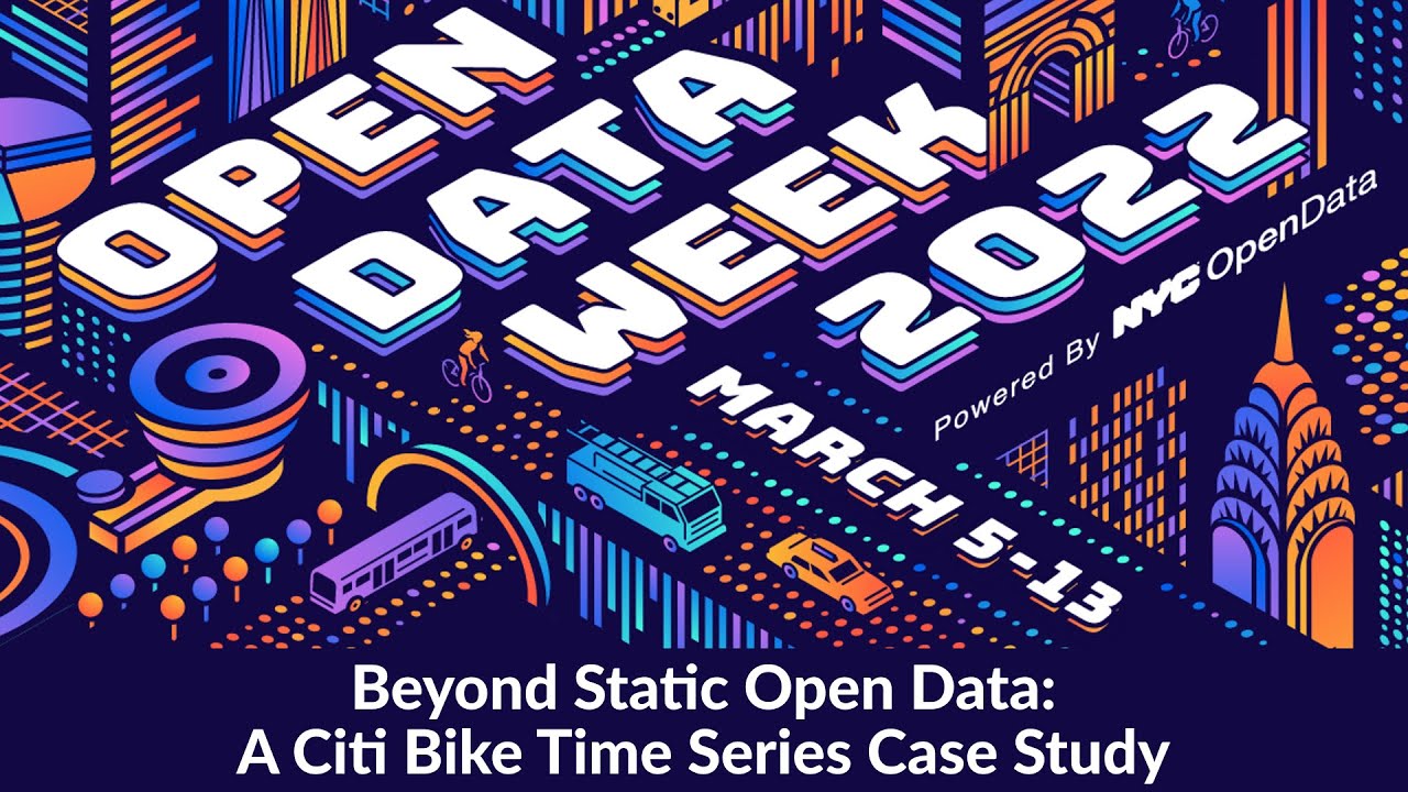 Beyond Static Open Data: A Citi Bike Time Series Case Study