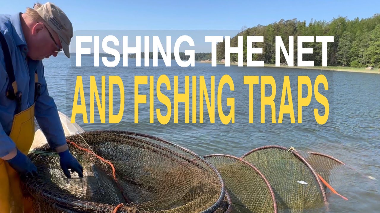 LET'S GO FISHING WITH NET AND FISHING TRAPS // FISHING TRAPS // NET FISHING // FISHING IN FINLAND