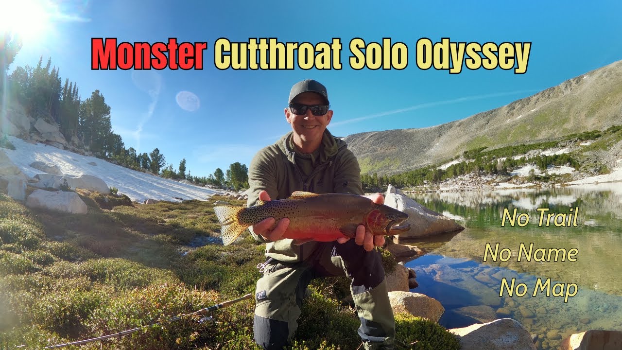 Solo Montana Monster Cutthroat Odyssey|Off-trail Alpine Adventure