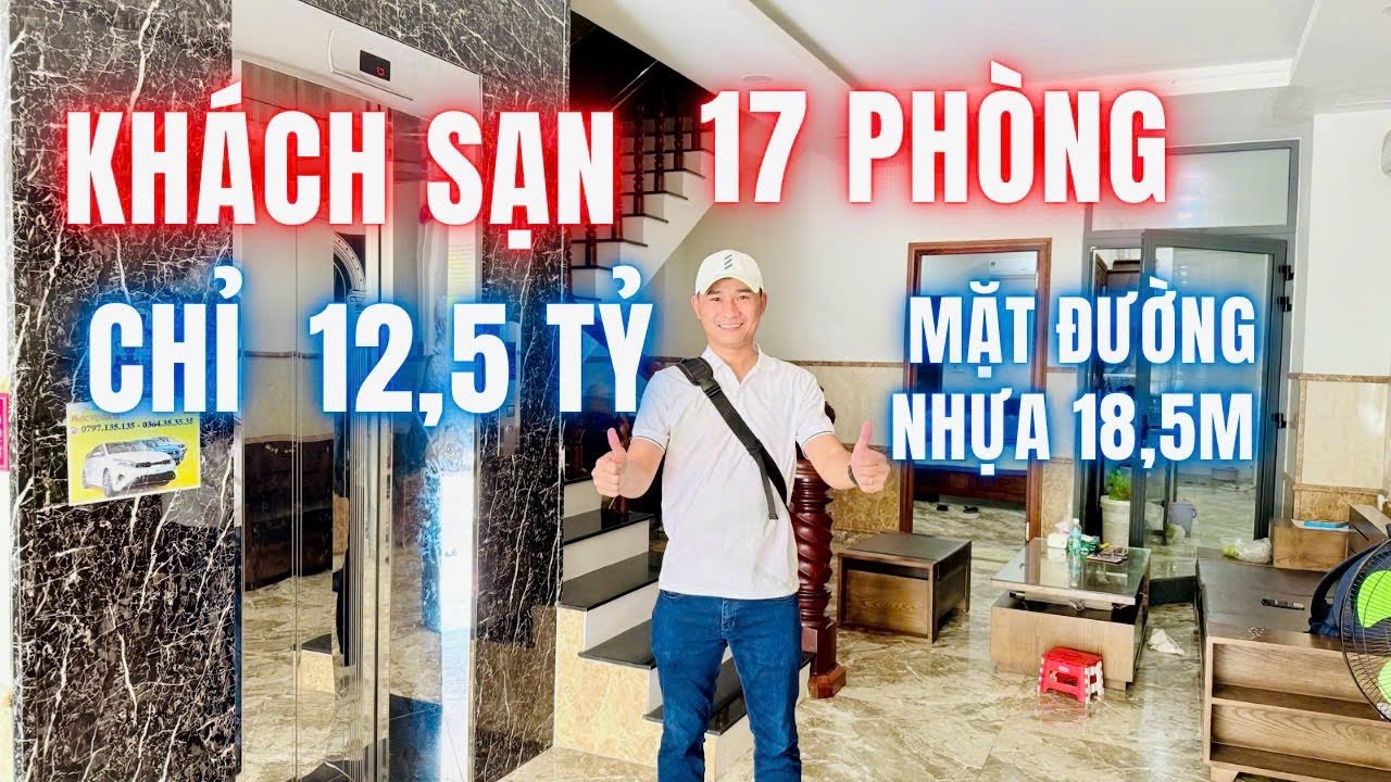 💥Sốc! Sở hữu khách sạn 17 phòng 262m2 sàn tại Nha Trang đường Thích Quảng Đức rộng 18,5m chỉ 12,5 tỷ
