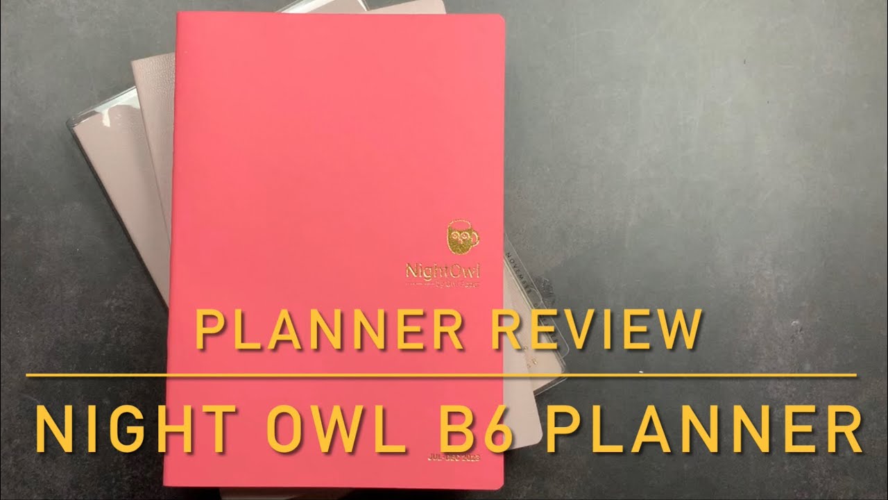 Planner Review | NightOwl Journal {A New B6 Tomoe River Paper Dated Planner}