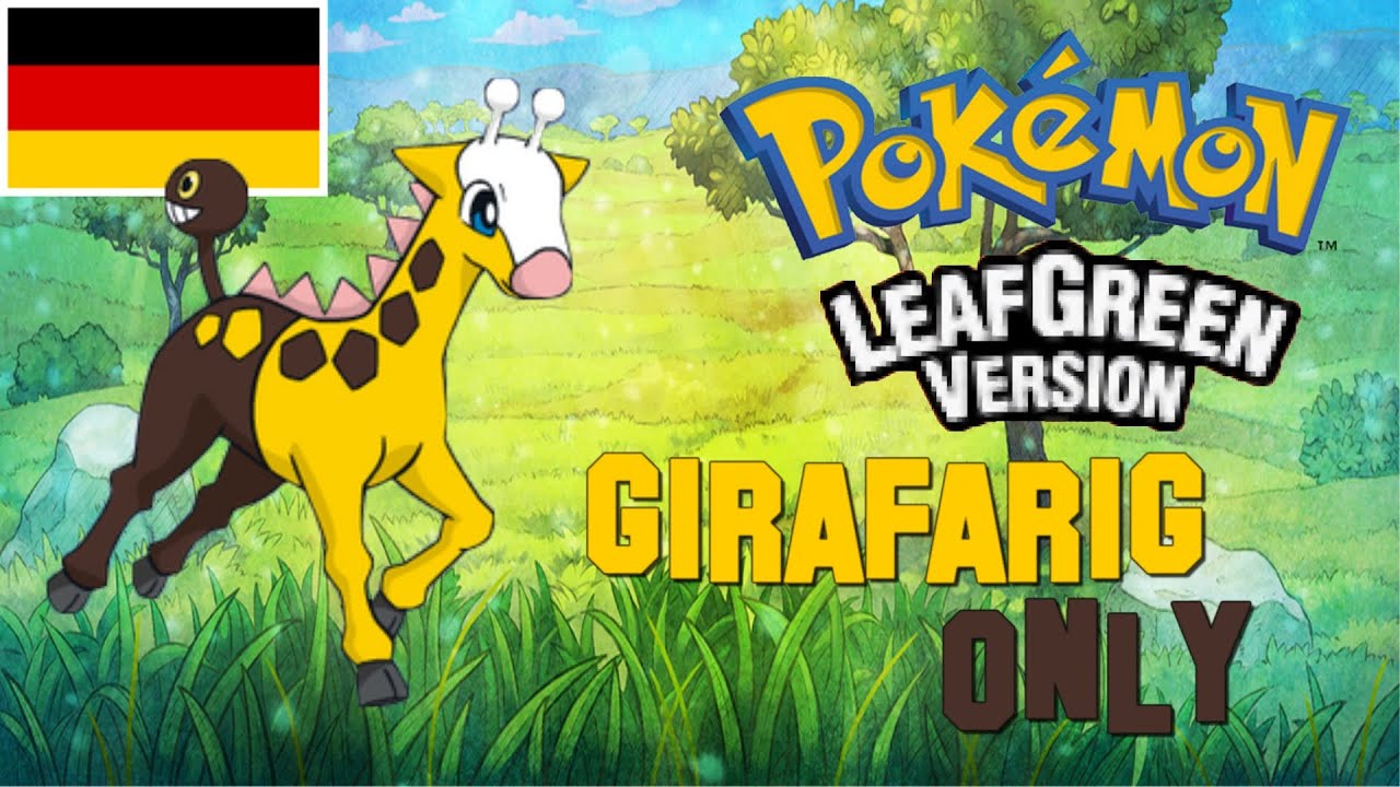 Kann man Pokémon: Blattgrün nur mit einem Girafarig durchspielen? | Nerdabotheke [DE/GER]