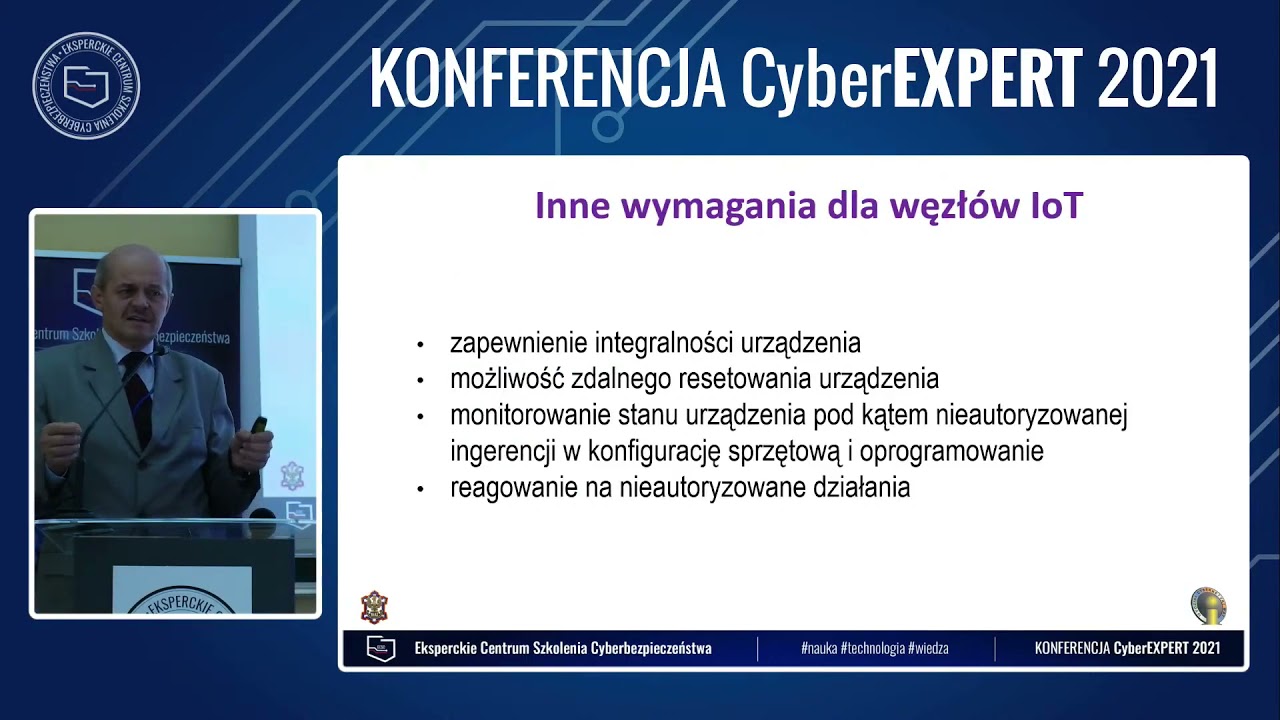 Dr. hab. inż. Janusz Furtak - Bezpieczeństwo sieci IoT