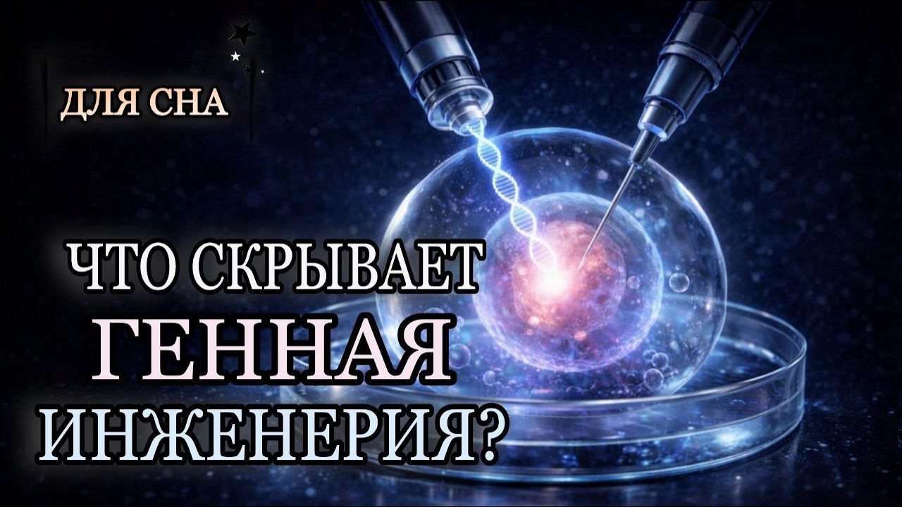 ЛЕКЦИЯ ДЛЯ СНА😴Биология будущего: как человек научился переписывать жизнь