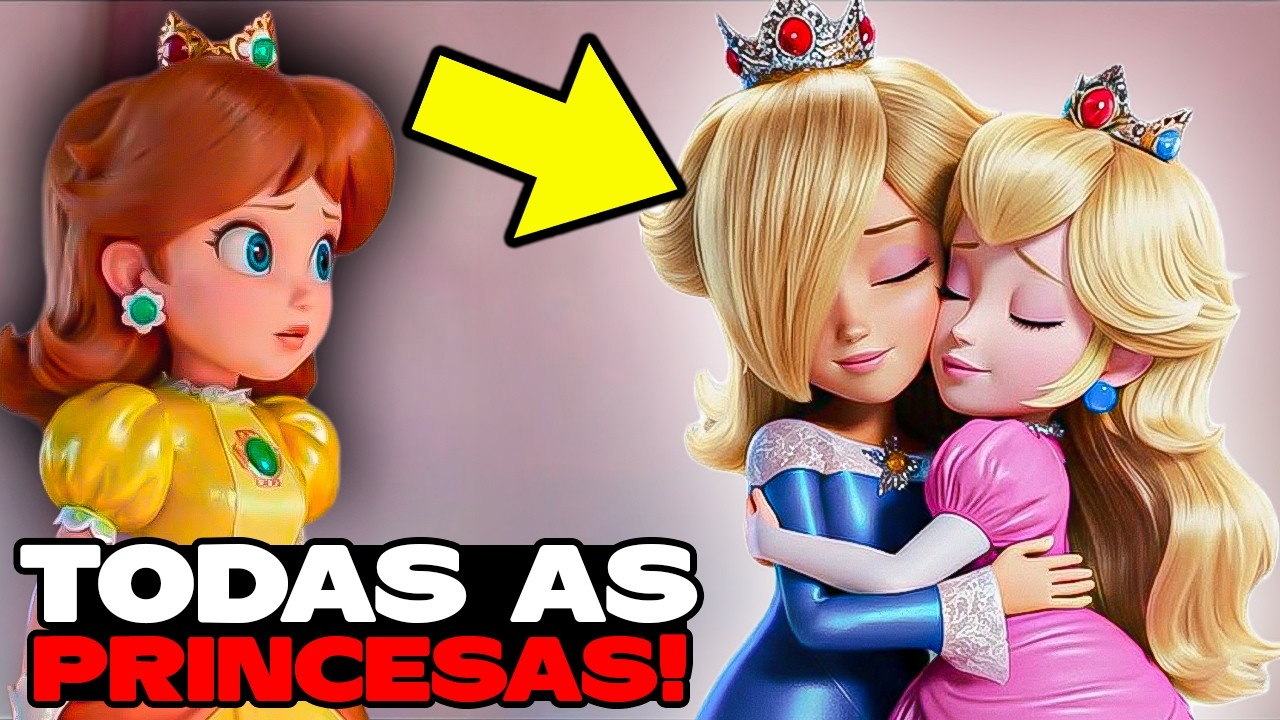 7 PRINCESAS, REIS e PRÍNCIPES Que Vão Aparecer em SUPER MARIO GALAXY O Filme!