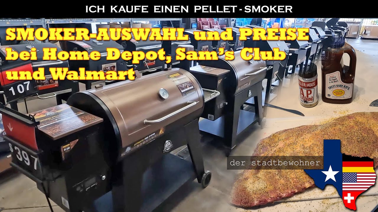 Ich kaufe einen Pellet-Smoker in Texas