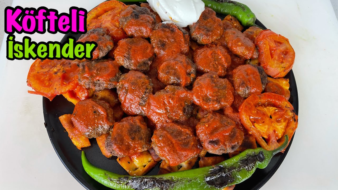 EVDE KÖFTE İSKENDER TARİFİ!!! PİDELİ KÖFTE