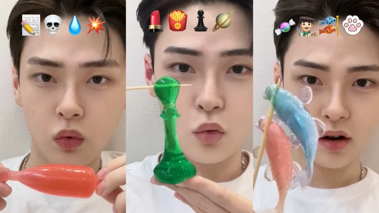 Best Seungbini Korean ASMR 🍉 Emoji Food Challenge #29