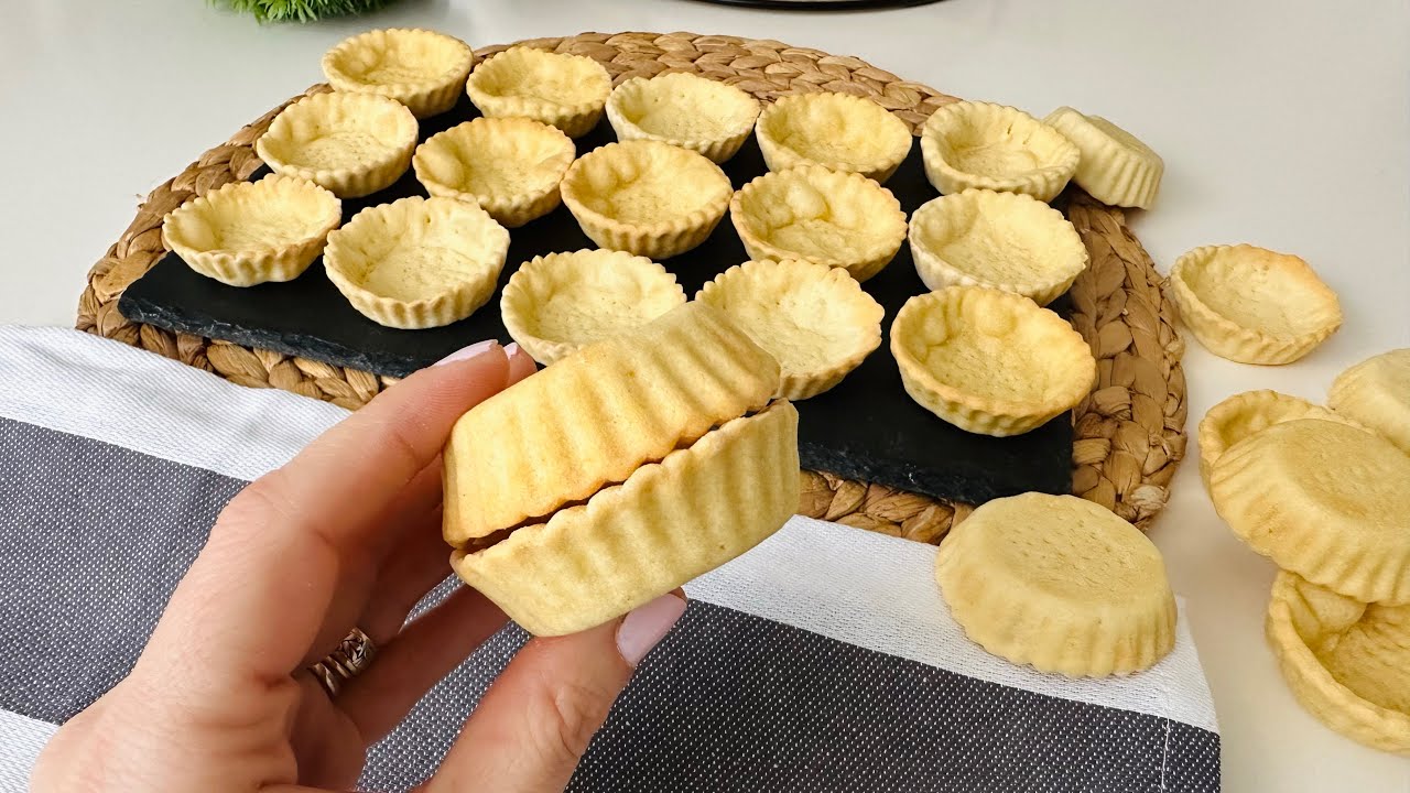 Coșulețe fragede aperitiv - o rețetă simplă și sigură de coji mini tarte