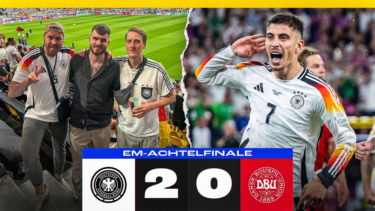 Deutschland vs. Dänemark (2-0) | DONNERWETTER in Dortmund! ⚡💥| EURO 2024 Stadion Vlog