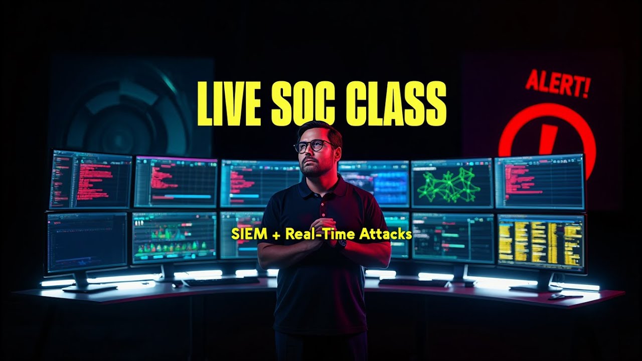 Inside a Real SOC! 🖥️ | SIEM, Alerts & Real-Time Monitoring Explained