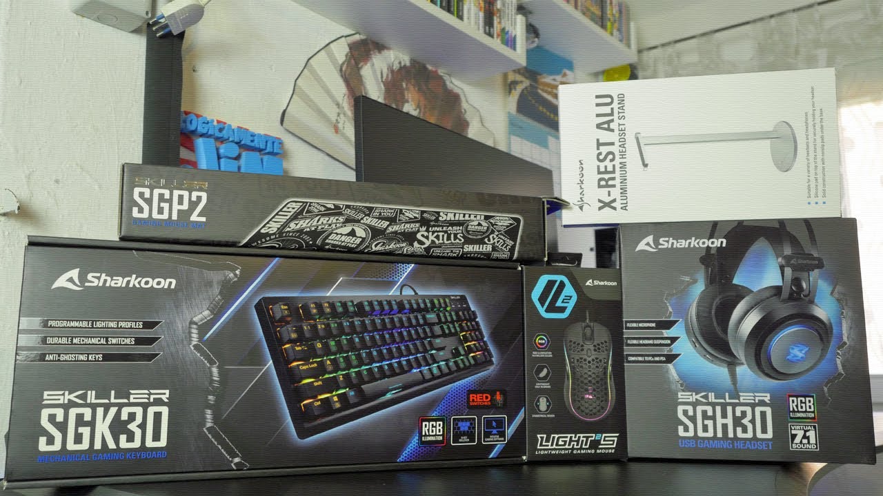 IL NUOVO SET GAMING DI SHARKOON! (economico)