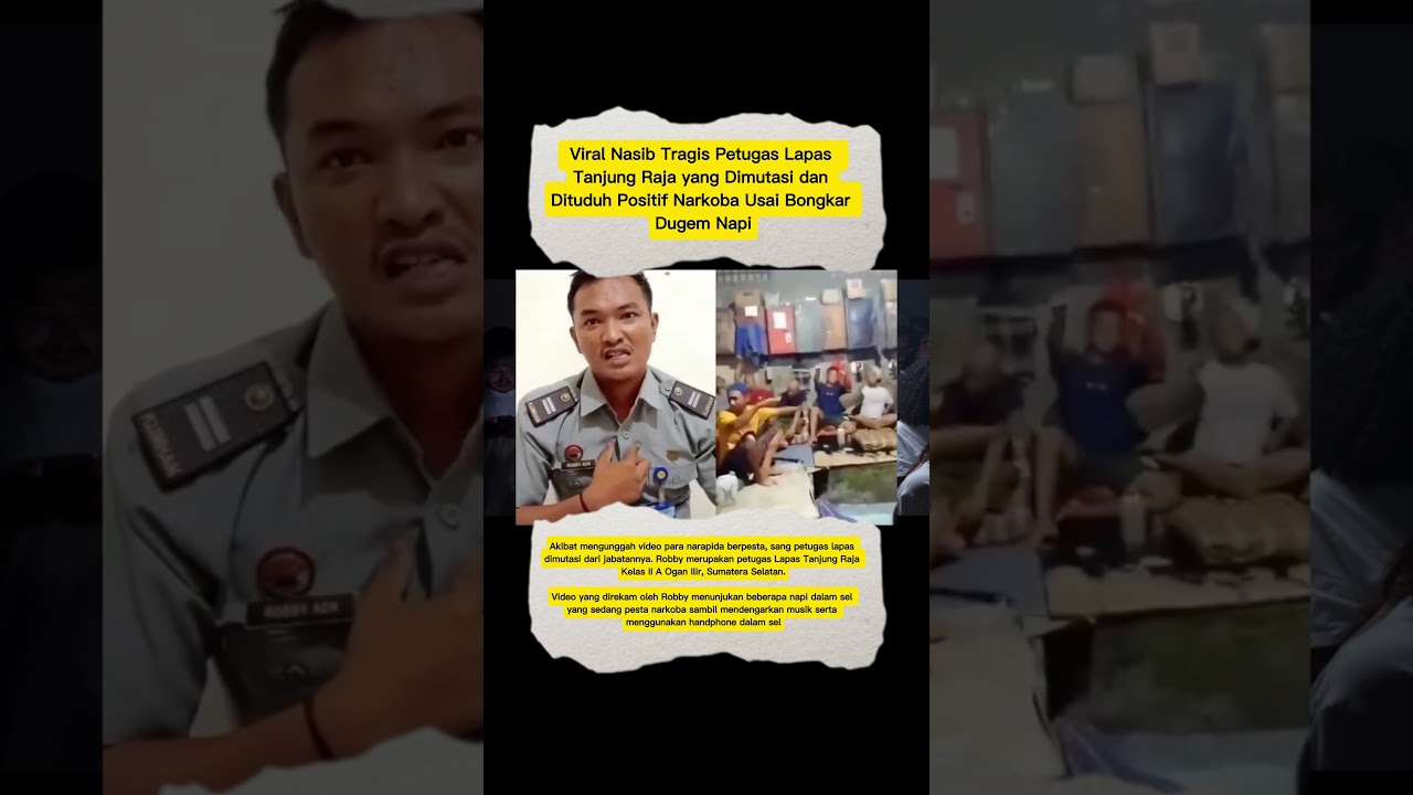 #PrisonScandal  #InmateParty #DrugUseInPrison #PrisonSurveillance  #LapasTanjungRaja #IndonesiaNews