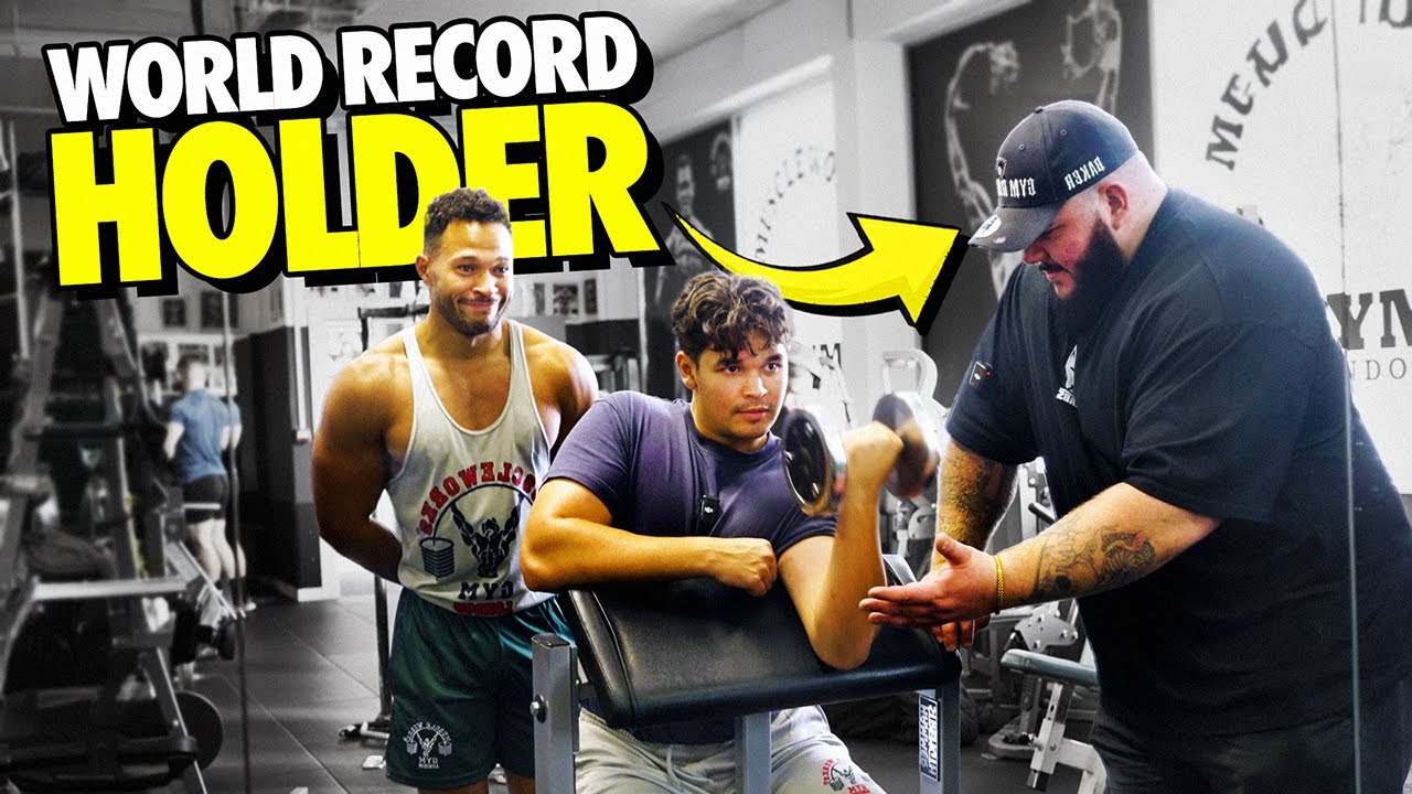 Мировой рекорд по жиму лёжа! при участии The Gym Reaper