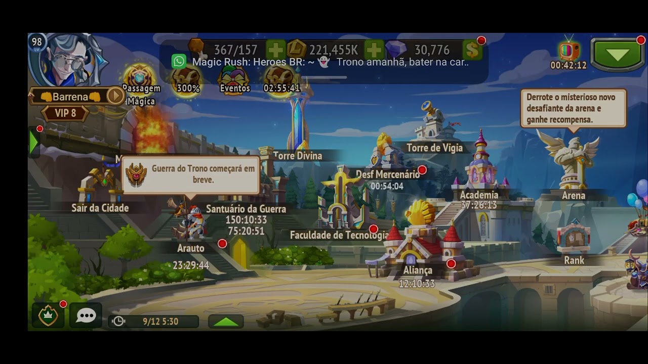 Level 98. Entenda como funciona a torre divina 