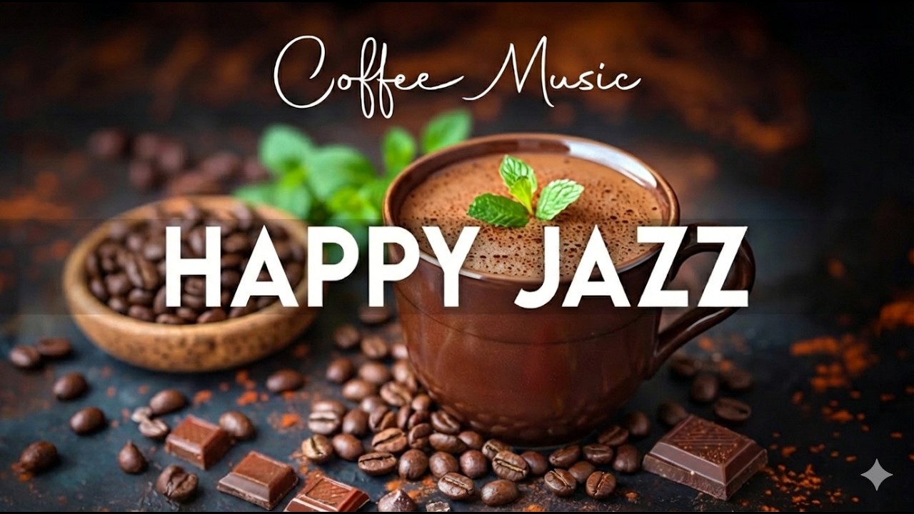 Happy Lightly Jazz ☕Feeling Relaxing Coffee Jazz Music and Positive Bossa Nova Piano