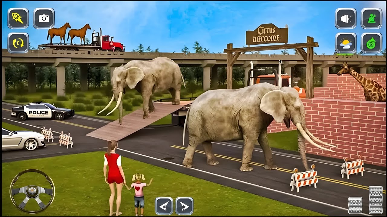 4x4 Offroad transport Animals truck Driving Simulator 3D -  4×4 Offroad Game - Android GamePlay Lv3