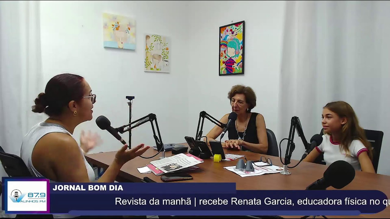 Revista da Manhã  recebe Renata Garcia, educadora física no quadro Movimente-se.