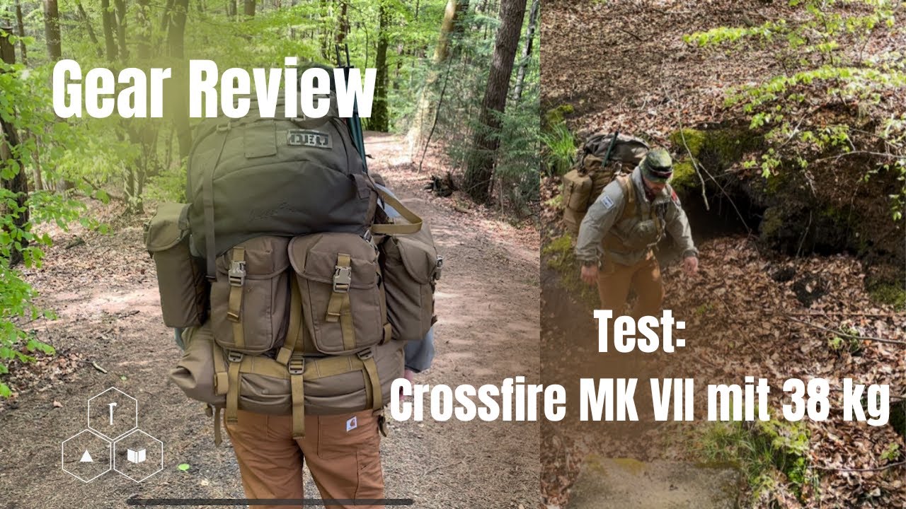 Crossfire Mk VII - Tragetest mit 38kg