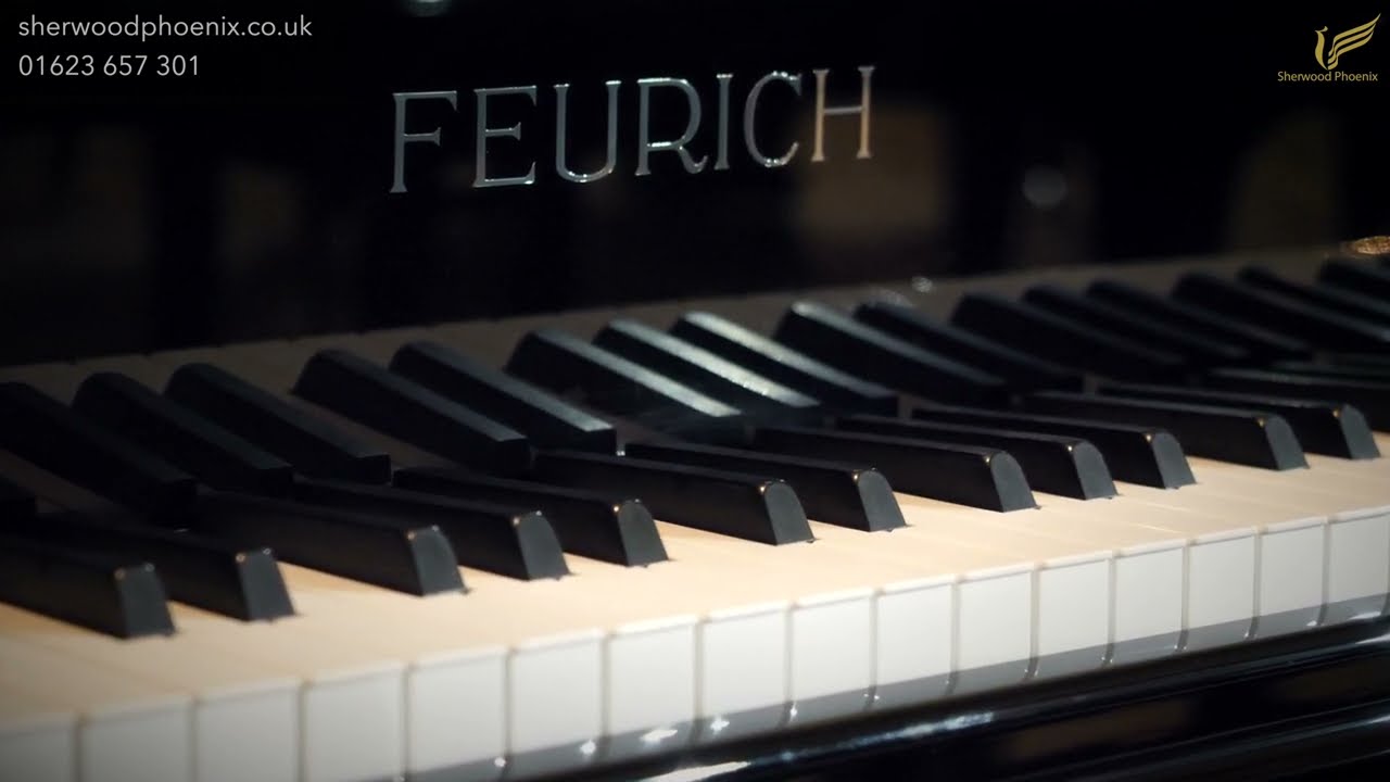 Feurich 162 Dynamic I Baby Grand Piano with Silver Frame | Comparison Demonstration Sherwood Phoenix
