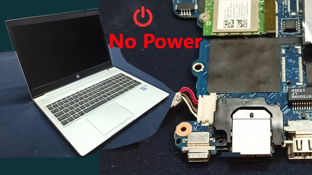 Hp Probook 450 g6 laptop No power|| power won't turn on