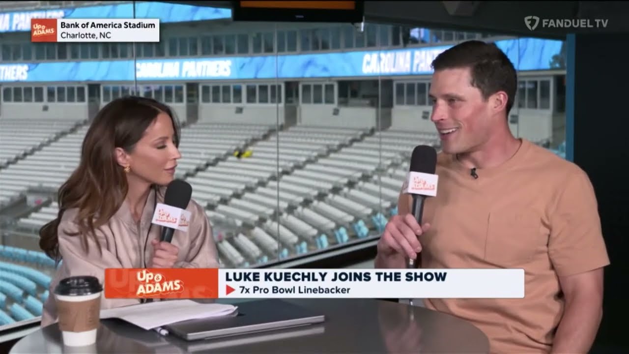 Luke Kuechly Joins Kay Adams on 'Up & Adams'