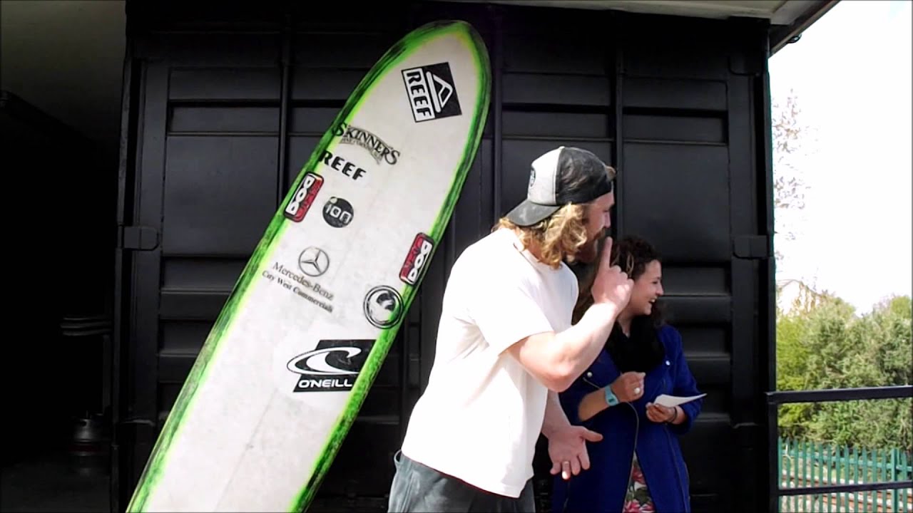 English National Surfing Championships 2015 interview with Ben 