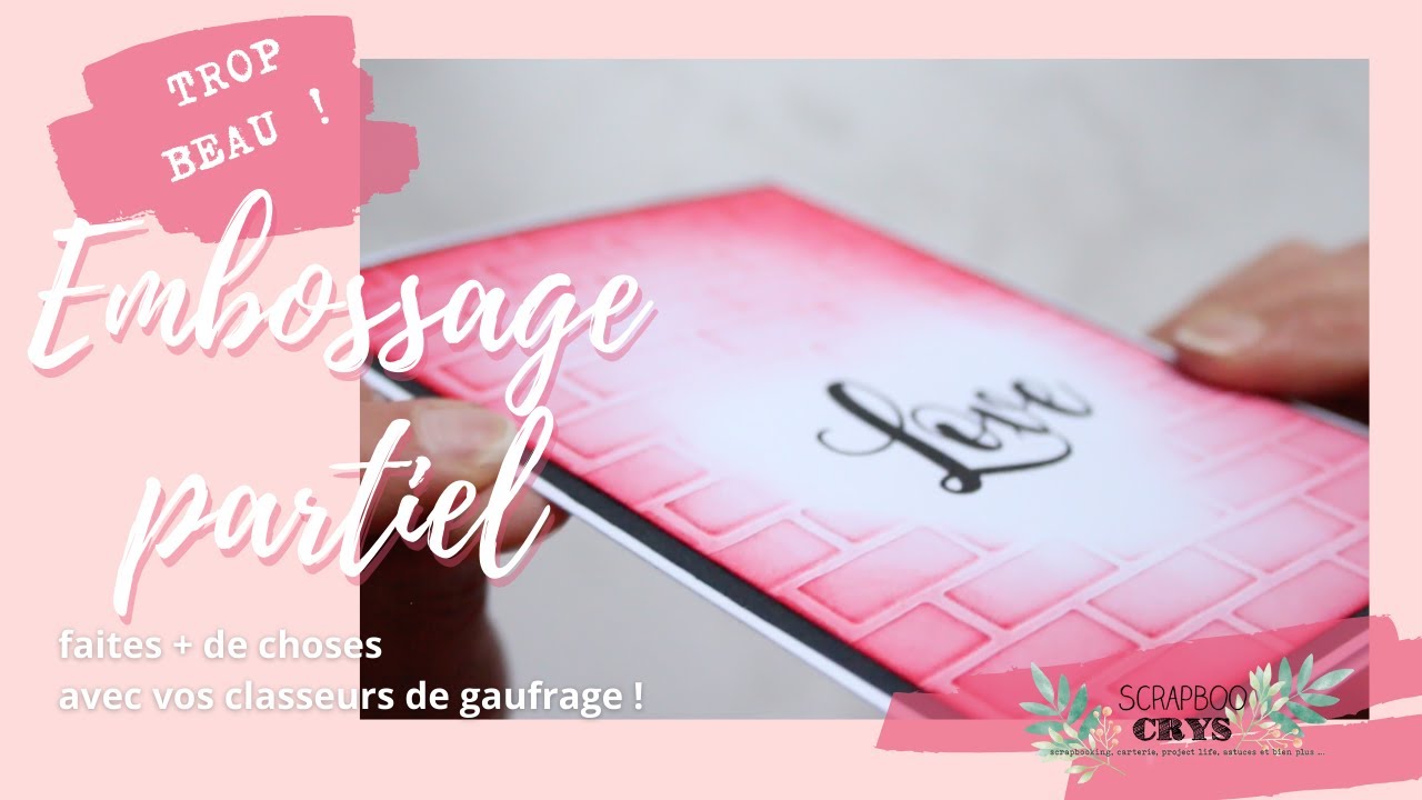 La MEILLEURE façon d'utiliser vos classeurs de gaufrage ? À ESSAYER ABSOLUMENT !! DIY carterie