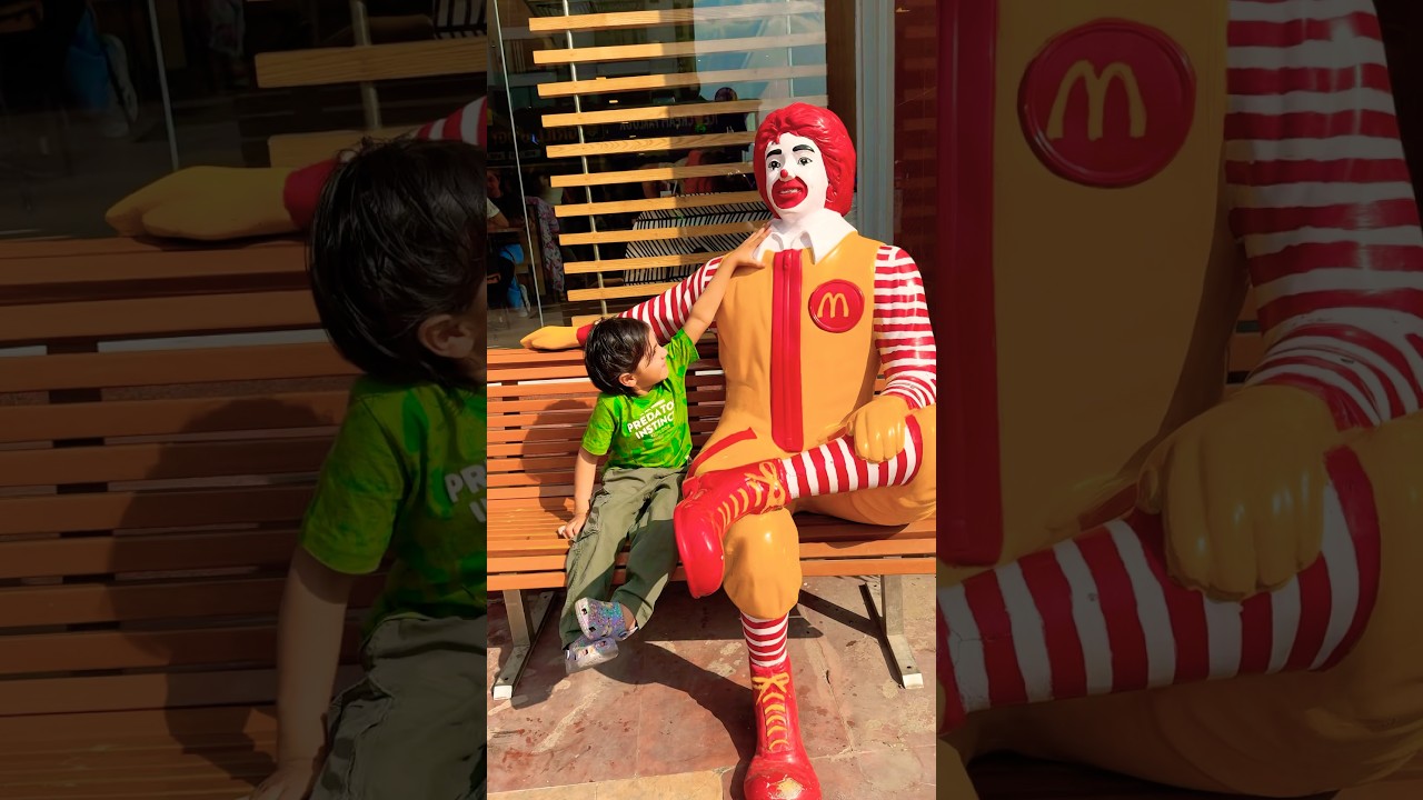 McDonald Ronald #mcdonalds #joker #kids #real #fun #funny