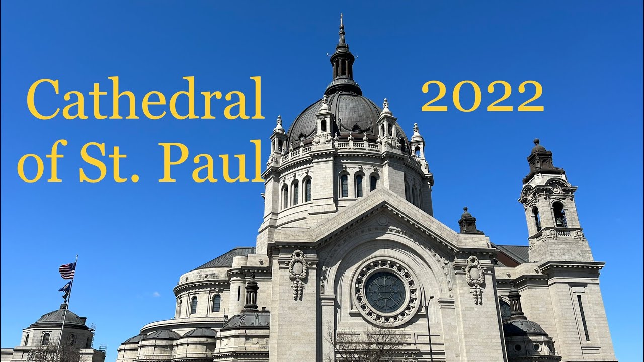 Cathedral of Saint Paul (Minnesota) 2022 | inside view |third-largest Catholic cathedral in US